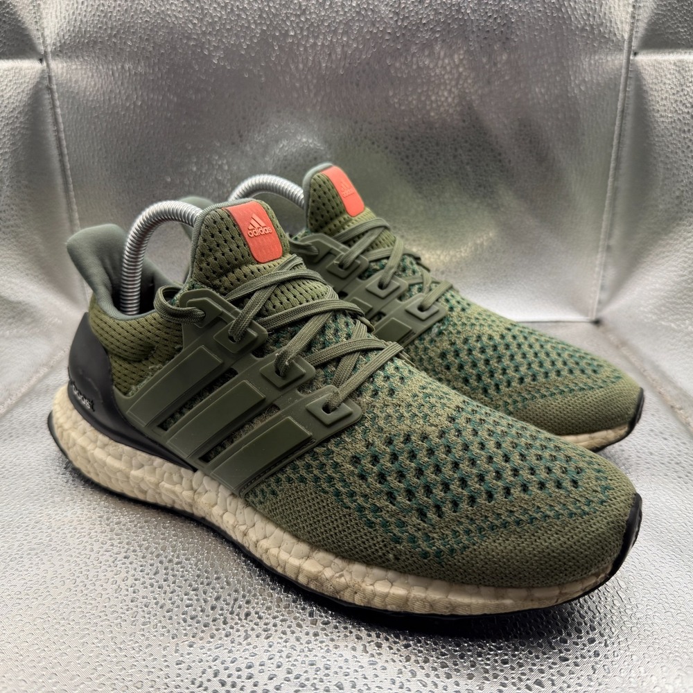 Size 7‎ Adidas UltraBoost 1.0 Limited Olive Base Green Mens Running Shoes AF5837